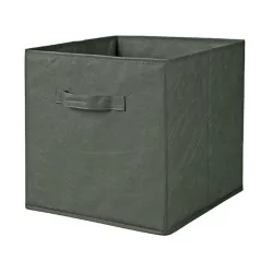 CUBE RANGEMENT INTISSÉ VERT ROMARIN 30x30x30cm