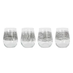 Set van 4 Gaia zwarte...