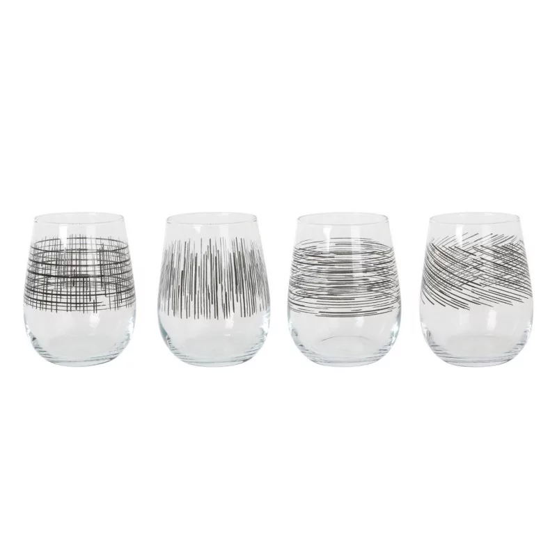 Set med 4 Gaia black lines 360cc glasögon