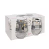 Set de 4 verres 360cc Gaia Abstract