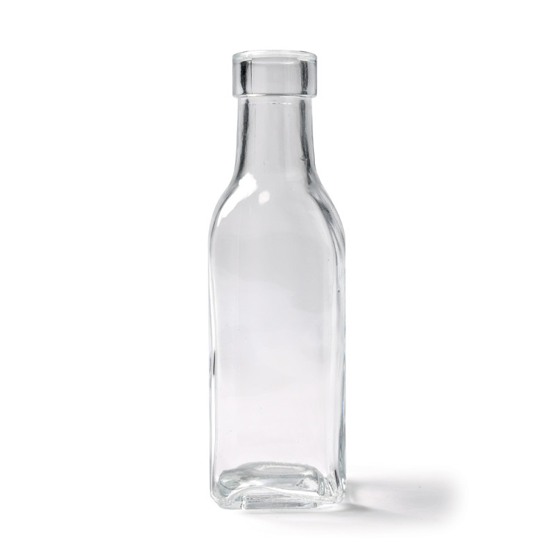Vase Bouteille Carrée Alfred Verre 15,8x