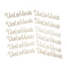 12 Confettis "Vive Les Mariés" Bois 7x1,