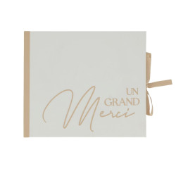 Livre d'Or "Un Grand Merci" 22x19cm 68Pa