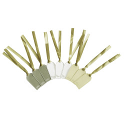 Étiquettes x9 Olive Oil Papier Crème, Ve
