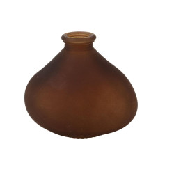 Vase Tom Verre Chocolat 11x9,5x6,5cm - 2