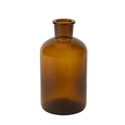 Vase Jules Verre Ambre Ø8,3x16cm - 500ml