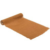 Chemin de Table Mousseline Cognac 28cmx5