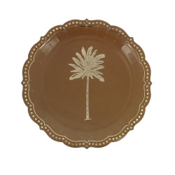Assiettes x8 Parfum d'Orient Ø23cm Carto