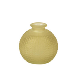 Vase Alice Verre Ciselé Pistache Ø8,5x8,