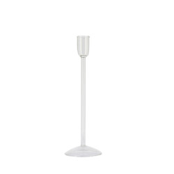 Bougeoir Elégance Verre Transparent H20c