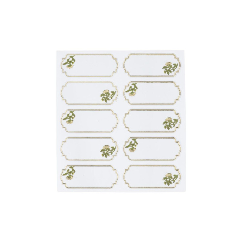 Marque-Verres X10 Stickers Botanica Verd Marque-Verres X10 Stickers Botanica Verd