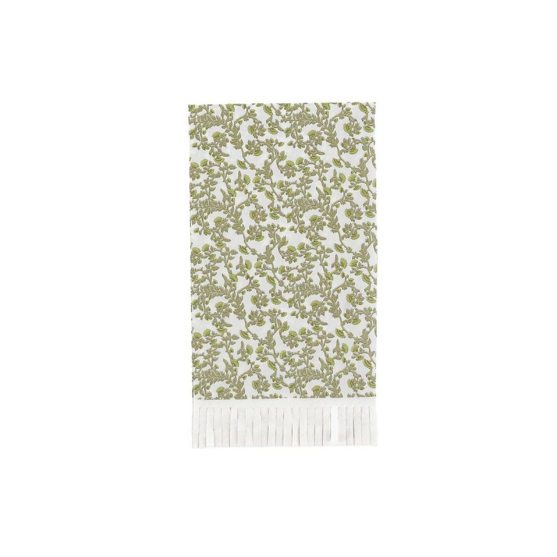 Serviettes Franges X16 Botanica Verde Pa Serviettes Franges X16 Botanica Verde Pa