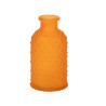 Vase Luna Verre Texturé Orange Ø5,5x11cm