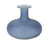 Vase Emy Verre Bleu Orage Ø12x10cm - 470