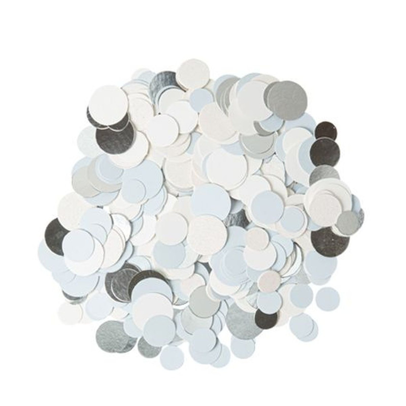 Confettis Bleu Blanc Argent et Paillette Confettis Bleu Blanc Argent et Paillette