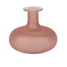 Vase Emy Verre Rose Ø12x11cm - 470ml