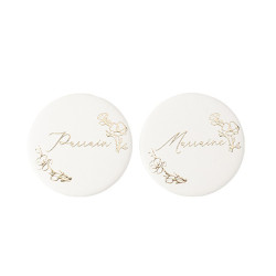 Badges "Parrain" et "Marraine" Baptême