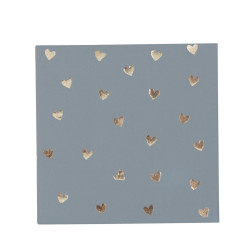 Serv. Cocktail X20 Petits Cœurs Papier B