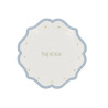 Petites Assiettes X8 "Baptême" Carton Bl
