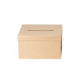 Urne Carrées Kraft PM 22cm
