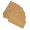 24 ETIQUETTES KRAFT PERFOREES 5X2CM