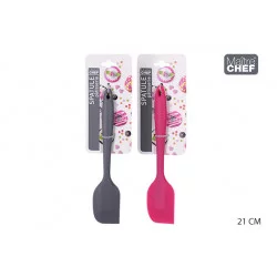 Spatule Pâtisserie Silicone 20.5cm - Manche Acier Inoxydable