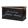 COFFRE EN METAL "JOLIES CHOSES" L:68X35