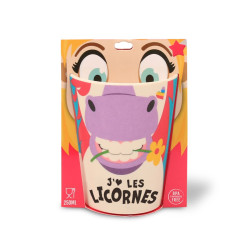 Gobelet "J'? Les Licornes"