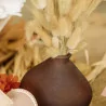 Tom chocolate glass vase 260ml