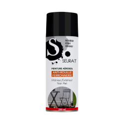 BOMBE ANTI ROUILLE NOIR MAT MULTISUPPORT