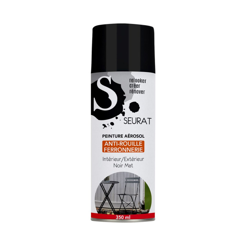 BOMBE ANTI ROUILLE NOIR MAT MULTISUPPORT BOMBE ANTI ROUILLE NOIR MAT MULTISUPPORT