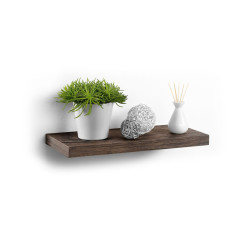 ETAGERE FLOTTANTE NOYER MDF L50*22,8CM