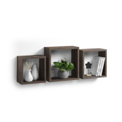 SET DE 3 CUBES GIGOGNES NOYER MDF 23/26,