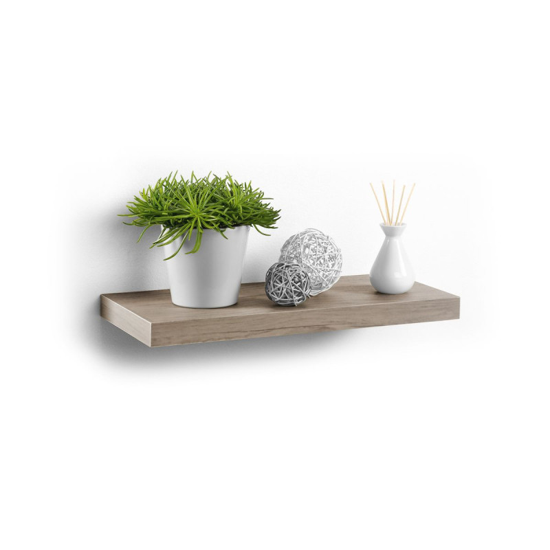 ETAGERE FLOTTANTE CHENE MDF L50*22,8CM