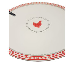 ASSIETTE PLATE GRES D27 POLA LA POULE