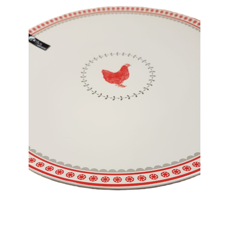 ASSIETTE PLATE GRES D27 POLA LA POULE ASSIETTE PLATE GRES D27 POLA LA POULE
