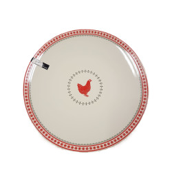 ASSIETTE PLATE GRES D27 POLA LA POULE