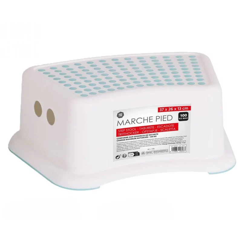 Marche pied anti-dérapant 37x26x13cm couleurs aléatoires Marche pied anti-dérapant 37x26x13cm couleurs aléatoires