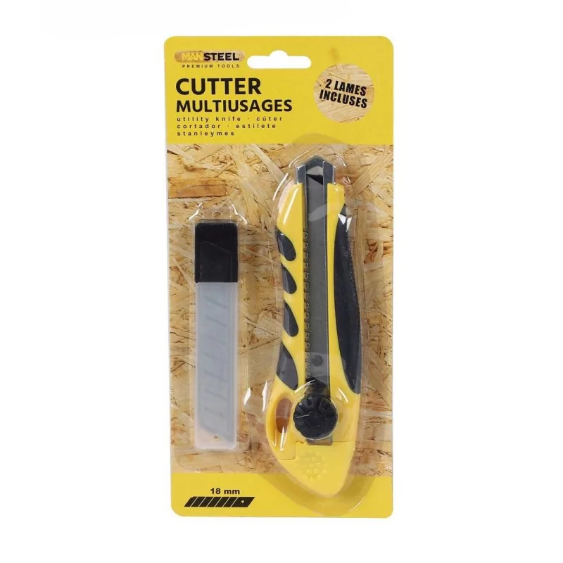 Cutter avec étui et 2 lames de recharge Cutter avec étui et 2 lames de recharge