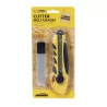 Cutter avec étui et 2 lames de recharge