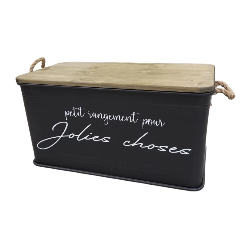 Coffre en métal "Jolies choses"