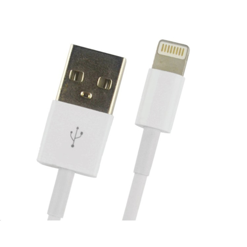 TEKMEE 1M LIGHTNING CABLE "TAKE ME" WHT