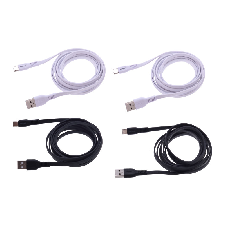 Câble USB-C Plat 2m Tekmee Câble USB-C Plat 2m Tekmee