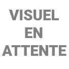 BROSSE WC PLATE OCRE/NOIR EN SILICONE ET