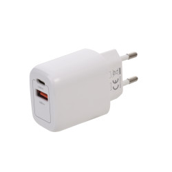 Prise de Charge Murale Tekmee 12W 2 Ports (Type C + USB)