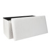 COFFRE BANC PLIABLE BOUCLETTE BLANC COFFRE BANC PLIABLE BOUCLETTE BLANC