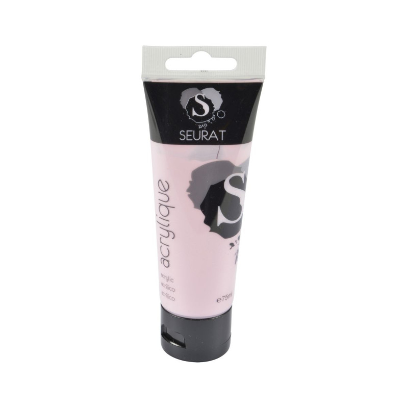 PEINTURE ROSE PASTEL ACRYL. EN TUBE 75ML