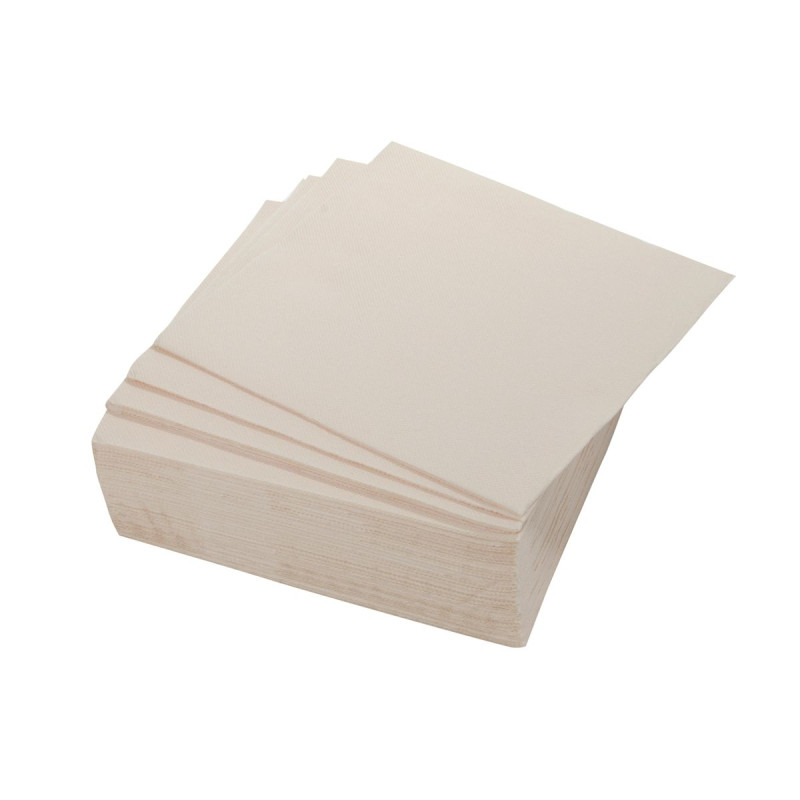 SERVIETTES LIN X40 EN PAPIER 38X38CM 2PL
