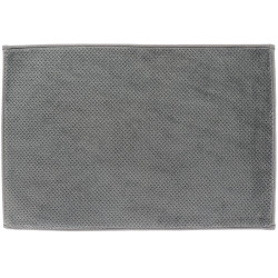 TAPIS NID ABEILLE 40X60 CM GRIS FONCE