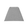 ABAT JOUR CARRE GRIS CLAIR D26.5CM